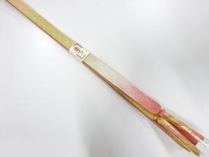 未使用品　正絹　高麗　手組帯締め